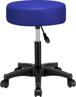 Casaria Verstelbare Draaikruk - 46/60cm Zithoogte – 1 Stuks Blauw