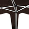 Casaria Vouwpaviljoen. party tent Capri - Popup donkerbruin 3x3m