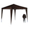 Casaria Vouwpaviljoen. party tent Capri - Popup donkerbruin 3x3m