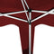 Casaria Vouwpaviljoen. party tent Capri - Popup donkerrood3x3m