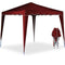 Casaria Vouwpaviljoen. party tent Capri - Popup donkerrood3x3m