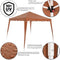 Casaria Vouwpaviljoen. party tent Capri - Popup lichtbruin 3x3m