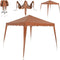 Casaria Vouwpaviljoen. party tent Capri - Popup lichtbruin 3x3m
