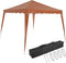 Casaria Vouwpaviljoen. party tent Capri - Popup lichtbruin 3x3m