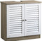 Casaria Wastafel Onderkast - Met Uitsparing 60 x 30 x 60cm - Witbruin