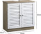 Casaria Wastafel Onderkast - Met Uitsparing 60 x 30 x 60cm - Witbruin