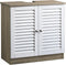 Casaria Wastafel Onderkast - Met Uitsparing 60 x 30 x 60cm - Witbruin