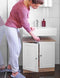 Casaria Wastafel Onderkast - Met Uitsparing 60 x 30 x 60cm - Witbruin