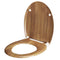Casaria Wc Bril Duroplastic - Soft-close – Antibacterieel Bamboe