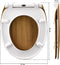 Casaria Wc Bril Duroplastic - Soft-close – Antibacterieel Bamboe