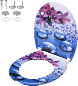 Casaria Wc Bril Duroplastic - Soft-close – Antibacterieel Druppels