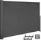 Casaria Windscherm Nosara - 180x300cm Uitschuifbaar - Antraciet