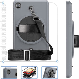 Case Geschikt voor Samsung Galaxy Tab A7 Lite 2021 - Beschermend met Standaard