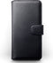 CaseBoutique Bookcase hoesje geschikt voor Samsung Galaxy S20 Ultra - Effen Zwart - Echt Leer - Pashouder met 5 vakjes