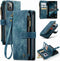 Caseme - Geschikt voor iPhone 14+ / 14 Plus - Portemonnee hoes - Blauw