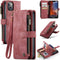 Caseme - Geschikt voor iPhone 14+ / 14 Plus - Portemonnee hoes - Rood