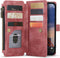 Caseme - Geschikt voor iPhone 14+ / 14 Plus - Portemonnee hoes - Rood