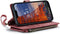 Caseme - Geschikt voor iPhone 14+ / 14 Plus - Portemonnee hoes - Rood