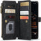Caseme - Geschikt voor iPhone 14+ / 14 Plus - Portemonnee hoes - Zwart