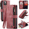 Caseme - Geschikt voor iPhone 14 - Portemonnee hoes - Rood