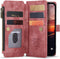 Caseme - Geschikt voor iPhone 14 - Portemonnee hoes - Rood