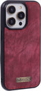 Caseme Geschikt voor iPhone 14 Pro hoesje - Backcover - Rood