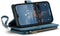 Caseme - Geschikt voor iPhone 14 Pro - Portemonnee hoes - Blauw