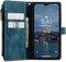 Caseme - Geschikt voor iPhone 14 Pro - Portemonnee hoes - Blauw