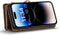 Caseme - Geschikt voor iPhone 14 Pro - Vintage 2 in 1 portemonnee hoes - Bruin