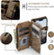 Caseme - Geschikt voor iPhone 14 - Vintage 2 in 1 portemonnee hoes - Bruin