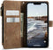 Caseme - Geschikt voor iPhone 14 - Vintage 2 in 1 portemonnee hoes - Bruin