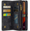 Caseme Geschikt voor iPhone 16 Pro Max hoesje - Vintage 2 in 1 portemonnee - Zwart
