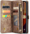 Caseme Geschikt voor iPhone 16 Pro Max hoesje - Vintage 2 in 1 portemonnee - Bruin