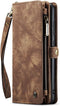 Caseme - Geschikt voor Samsung Galaxy S20 FE - Vintage 2 in 1 portemonnee hoes - Bruin