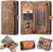 Caseme - Geschikt voor Samsung Galaxy S20 FE - Vintage 2 in 1 portemonnee hoes - Bruin
