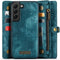 Caseme Geschikt voor Samsung Galaxy S22 hoes - Vintage 2 in 1 portemonnee - Rood