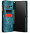 Caseme Geschikt voor Samsung Galaxy S22 hoes - Vintage 2 in 1 portemonnee - Blauw