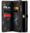 Caseme Geschikt voor Samsung Galaxy S22 Plus / S22+ hoes - Vintage 2 in 1 portemonnee - Zwart