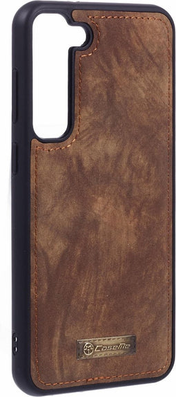 Caseme Geschikt voor Samsung Galaxy S23 hoesje - Backcover - Bruin