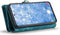 Caseme - Geschikt voor Samsung Galaxy S23 Plus / S23+ - Vintage 2 in 1 portemonnee hoes - Blauw