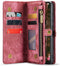 Caseme - Geschikt voor Samsung Galaxy S23 Plus / S23+ - Vintage 2 in 1 portemonnee hoes - Rood
