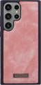 Caseme Geschikt voor Samsung Galaxy S23 Ultra hoesje - Backcover - Lichtroze