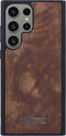 Caseme Geschikt voor Samsung Galaxy S23 Ultra hoesje - Backcover - Bruin