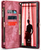 Caseme - Geschikt voor Samsung Galaxy S23 Ultra - Vintage 2 in 1 portemonnee hoes - Rood