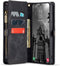 Caseme Geschikt voor Samsung Galaxy S24 hoes - Vintage 2 in 1 portemonnee - Zwart