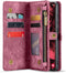 Caseme Geschikt voor Samsung Galaxy S24 hoes - Vintage 2 in 1 portemonnee - Rood
