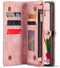 Caseme Geschikt voor Samsung Galaxy S24 Plus / S24+ hoes - Vintage 2 in 1 portemonnee - Lichtroze