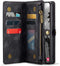 Caseme Geschikt voor Samsung Galaxy S24 Plus / S24+ hoes - Vintage 2 in 1 portemonnee - Zwart