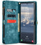 Caseme Geschikt voor Samsung Galaxy S24 Ultra hoes - Vintage 2 in 1 portemonnee - Lichtblauw