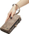 Caseme Geschikt voor Samsung Galaxy S24 Ultra hoes - Vintage 2 in 1 portemonnee - Bruin